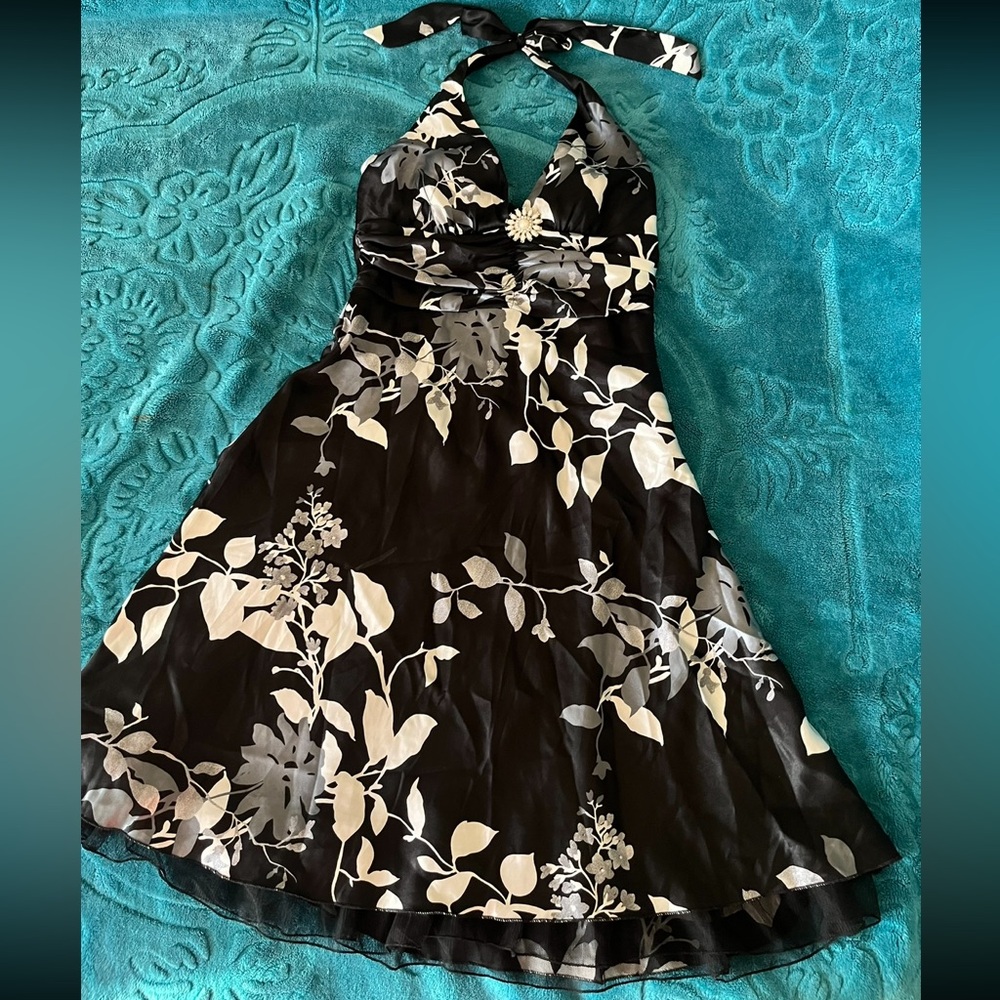 Speechless Black & White Dress